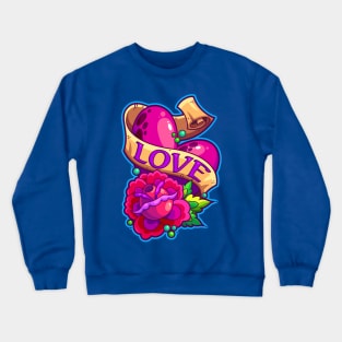 Love Tattoo Crewneck Sweatshirt